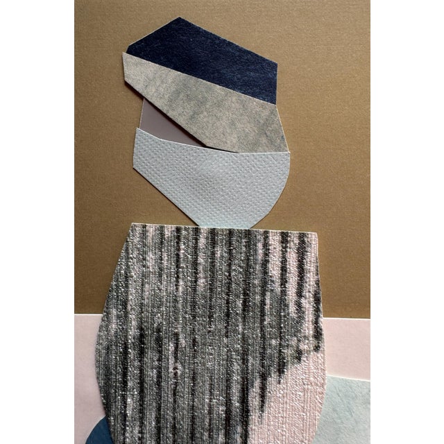 2020s "Superbloom 6" Original Mixed-Media Collage on Paper by Zac Woodiel For Sale - Image 5 of 9