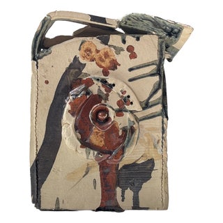 Abstract Ceramic Sculpture by Nell Bernard Leauté, 1980s For Sale