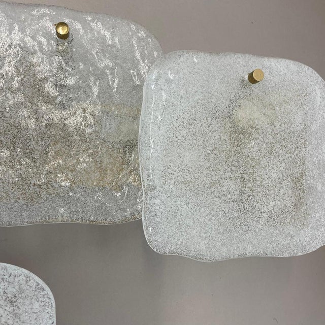 Hollywood Regency Ice Glass Wall Lights from Kalmar Leuchten, 1960s, Set of 2 For Sale - Image 13 of 18