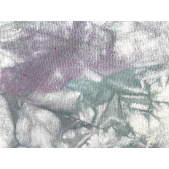 Hand Dyed Gray Marble Throw Pillow Cover - 20