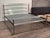 Eastern King Size Room & Board Stainless Steel Parsons Bed Frame For Sale - Image 10 of 12