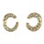 Diamond Stud Earrings in 18k Gold - 2 Pieces For Sale