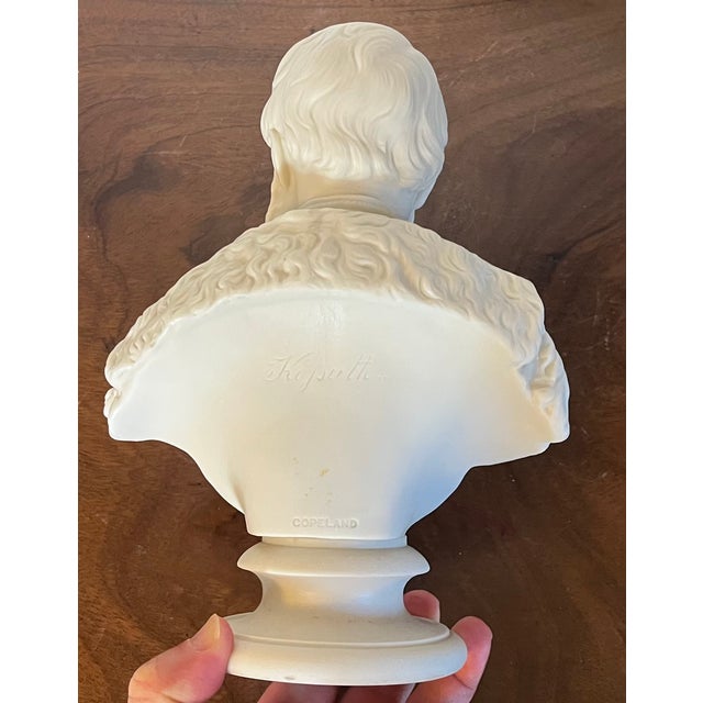 Antique 19th Century English Copeland Parian Porcelain Portrait Bust of a Victorian Bearded Gentleman For Sale - Image 16 of 18
