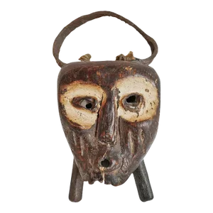 Antique Old Lega Wood Goat Bell