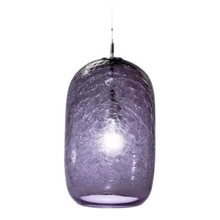 Cosmos Pendant Light from the Boa Lantern Collection in Blue Lilac For Sale