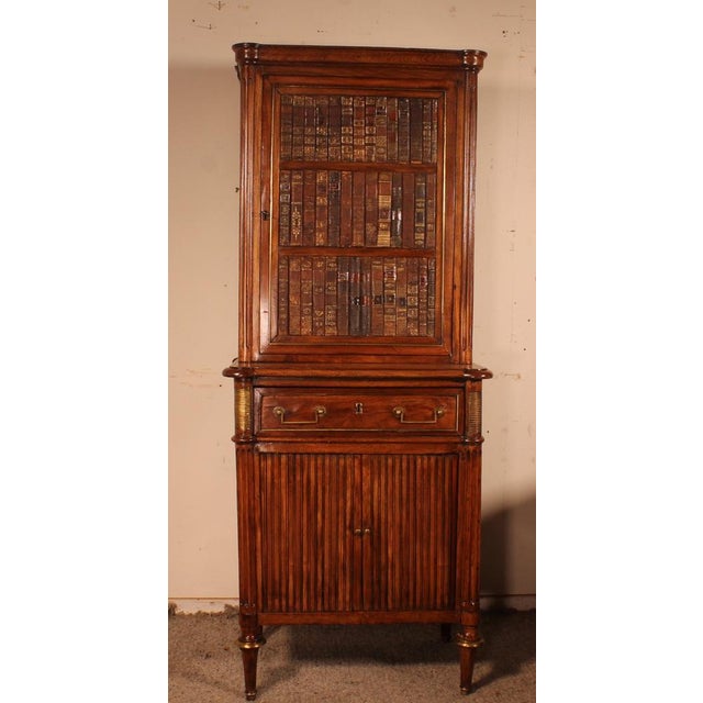 Louis XVI Library Cabinet, 18th Century For Sale - Image 16 of 16