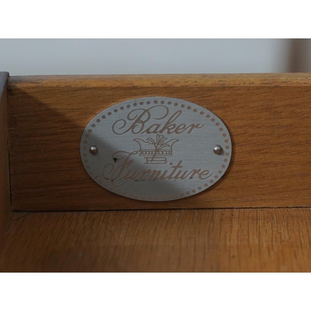 Baker Chinese Style Walnut Credenza Sideboard For Sale - Image 18 of 18