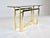 1970's Brass & Glass Console Table, Milo Baughman Attr: Dia For Sale - Image 10 of 13