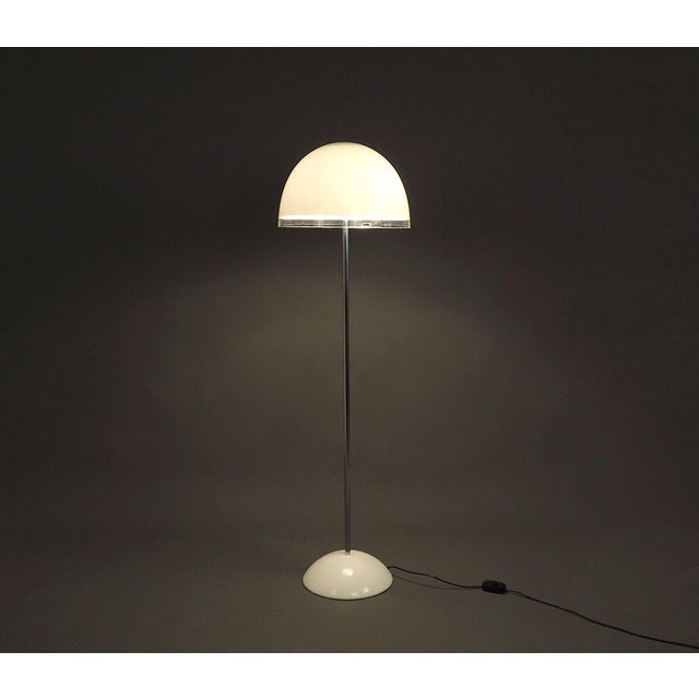 White Baobab Floor Lamp from Guzzini, Italy, 1970s For Sale - Image 3 of 14