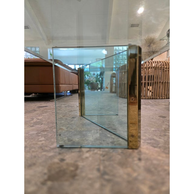 1980s Attributed to Leon Rosen for Pace Z Coffee Table For Sale - Image 13 of 15