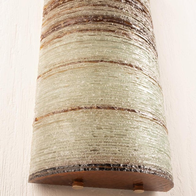 Stunning and rare applique designed and produced by Albano Poli for the homonymous company Poliarte Verona in the 1960s....