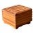 Vintage Rustic Wood Storage Box For Sale