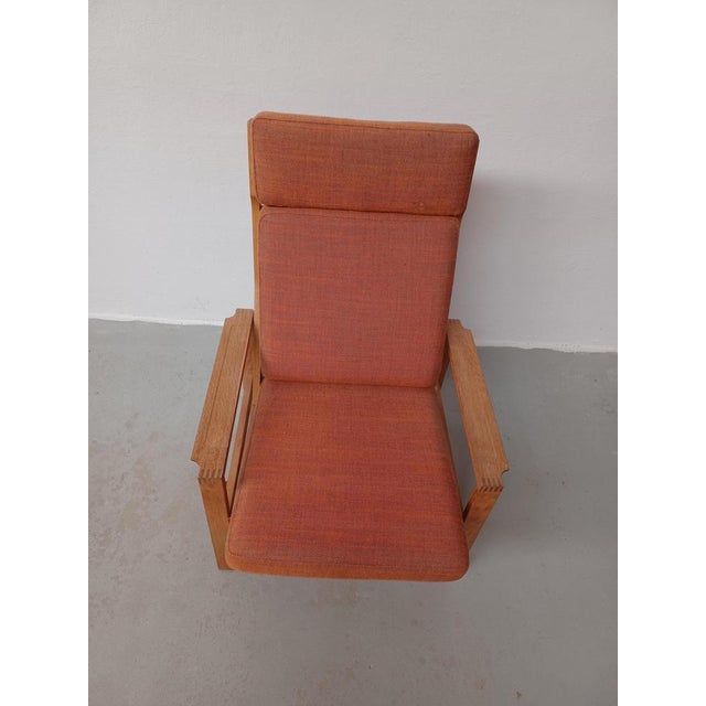 Model 248 Swivel Lounge Chair in Oak from Borge Mogensen, 1960s For Sale - Image 10 of 12