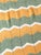 Snuggle up in this vintage handmade crochet afghan featuring a classic chevron / ripple pattern in quintessential 1970s...