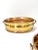 1980s Vintage Brass Cachepot Planters Set of 3 Oval Tiered Brass Planters For Sale - Image 5 of 10