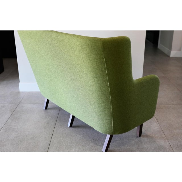 2020s Nos Knoll Rockwell Unscripted High-Back Settee by David Rockwell – Leaf Upholstery For Sale - Image 5 of 15
