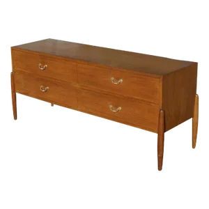 Mid 20th Century Mid-Century Modern Danish Walnut Cabinet Dresser