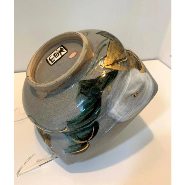 Japonisme Japanese Ceramic Bowl Makuzu Kozan Utusushi Kenzan For Sale - Image 3 of 13