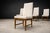 Cimo, Brazil, 1950 — Set of 8 Tall-Back Dining Chairs in Caviúna With Warm Bone Performance Linen For Sale - Image 10 of 16