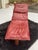 Maroon Mid Century Ingmar Relling for Westnofa Bentwood Rocking Chaise Lounge With Reversible Cushion For Sale - Image 8 of 16