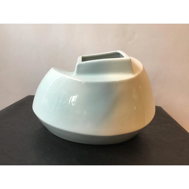 Early 21st Century Spin Ceramics Diamond Top Vase For Sale - Image 5 of 9