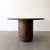 Mid-Century Modern 1970s Mid-Century Modern Round Burlwood Pedestal Dining Table For Sale - Image 3 of 10