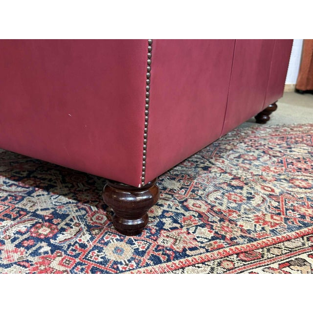 Chesterfield Two-Seater Sofa in Leather, 2000s For Sale - Image 13 of 18