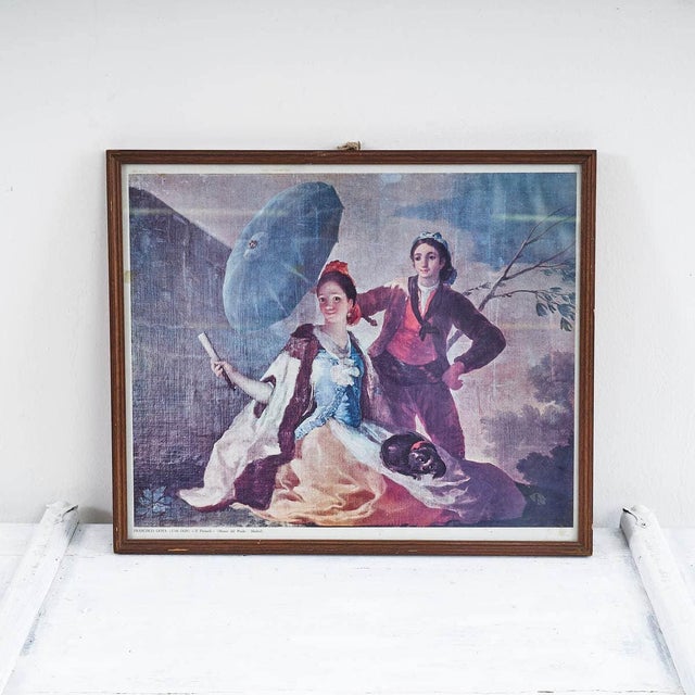 After Goya, The Parasol, 20th Century, Print For Sale - Image 5 of 5