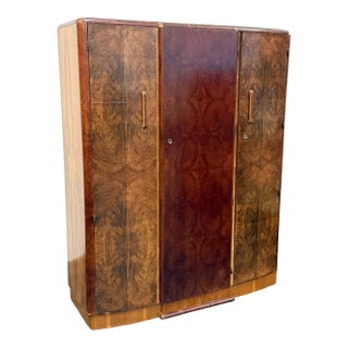 Art Deco Hanging Armoire With Drawers For Sale