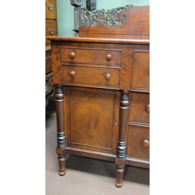 Antique 1930s Drexel Americal Federal Style Sideboard For Sale - Image 12 of 18