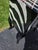 1990s Postmodeen Zebra Print 2 Door Cabinet Buffet Sideboard Console For Sale - Image 11 of 12