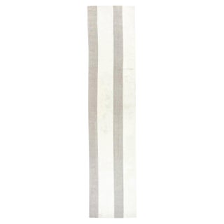 Modern Minimalist Flat-Weave Wool Runner by Doris Leslie Blau For Sale