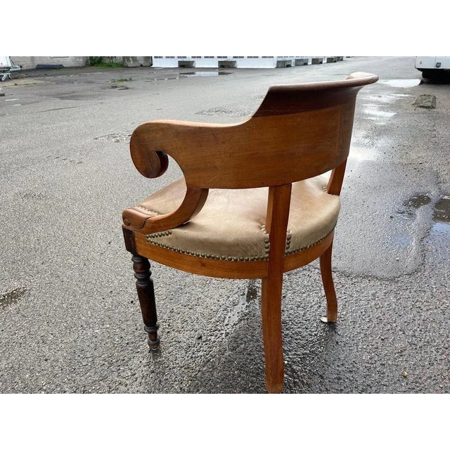 Wood 19th Century Louis Philippe Armchair For Sale - Image 7 of 12