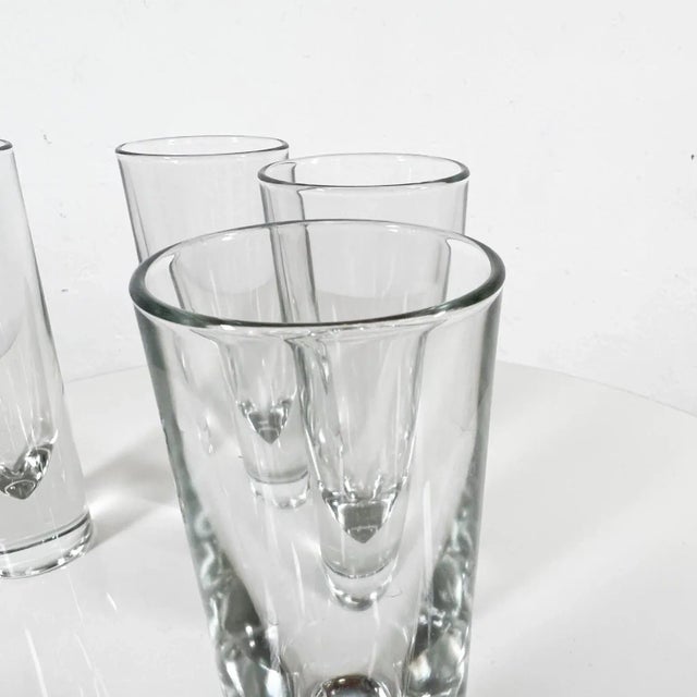 Mid-Century Modern 1980s Carlo Moretti Bullet Cocktail Glasses Set of Four Italy For Sale - Image 3 of 7