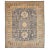 12x14 Modern Khotan Style Charcoal & Gold Handmade Wool Area Rug For Sale