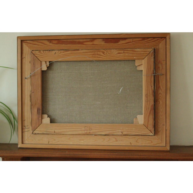 Kersti Flyckt, Mediterranean Landscape, 1960s, Oil on Canvas, Framed For Sale - Image 8 of 11