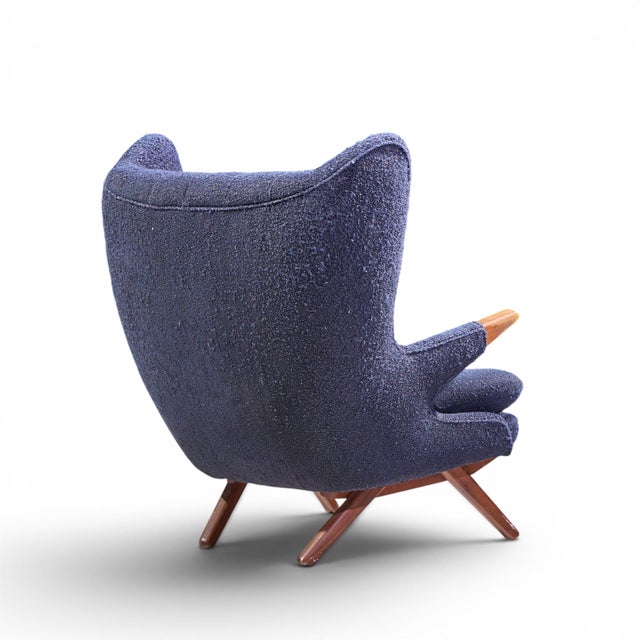 Wood Svend Skipper for Skipper Møbler Model 91 Mid Century Danish Lounge Chair For Sale - Image 7 of 9