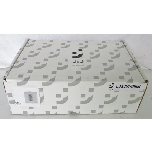 Gold Murano Glass Gold Ice Wall Sconce, Italian J & J Designs Lux061 For Sale - Image 8 of 10