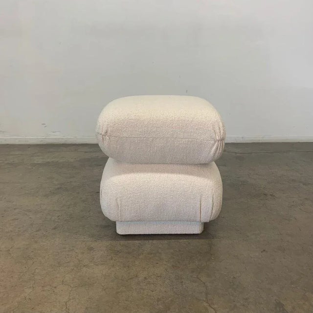 W16 D16 H18 Handcrafted from start to finish in house by Vintage On Point. Item has new framing, new foam, and new fabric....