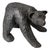 Wood Monumental Hand Carved Wood Rustic Folk Art Prowling Black Bear For Sale - Image 7 of 9
