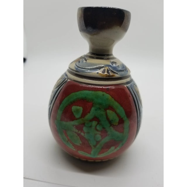 Warming Bottle for Sake, Vintage Ceramic Bottle by Yakimoto