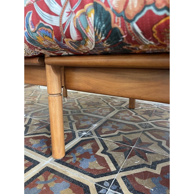 Mid-Century Scandinavian Floral Sitting Area Set, 1960s, Set of 3 For Sale - Image 10 of 18