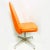 Mid-Century Modern Mid Century Modern Orange Vinyl High Back Chair For Sale - Image 3 of 12