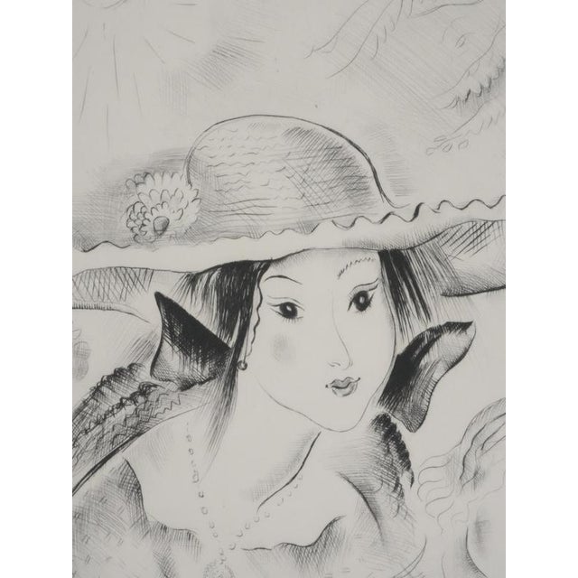 Mily Possoz, Family with a Cat, Original Signed Engraving For Sale - Image 6 of 10