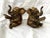 Vintage Pair of Gold Elephant Bookends For Sale In Palm Springs - Image 6 of 6