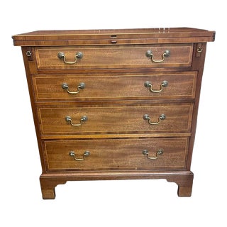 Baker Mahogany Chippendale Bachelor Chest For Sale