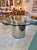 1970s Vintage 1970’s Paul Mayan Style Circular Glass and Chrome Base Dining Table For Sale - Image 5 of 10