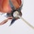 Vintage Italian Handmade Sterling Silver 925 Long Stem Enameled Red Rose, Padua, Italy, 1970s For Sale - Image 10 of 18