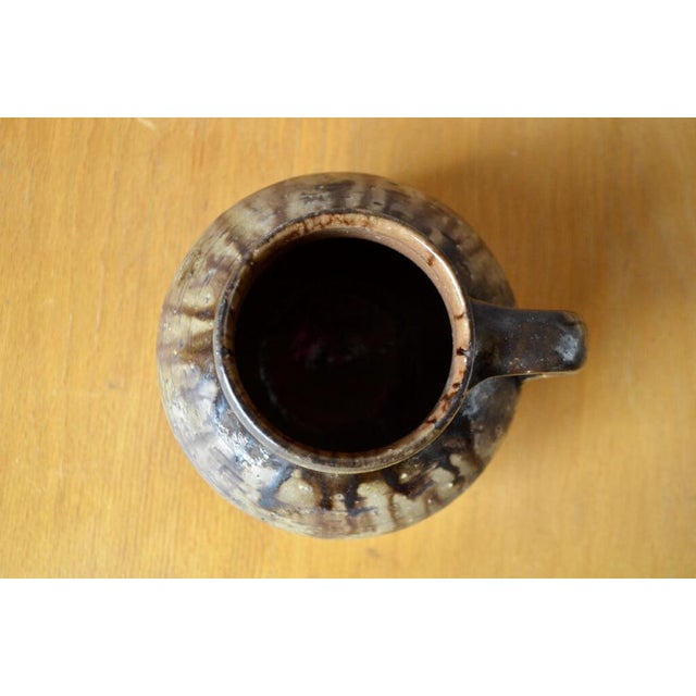 Wabi Sabi Ceramic Pitcher, 1960s For Sale - Image 4 of 10