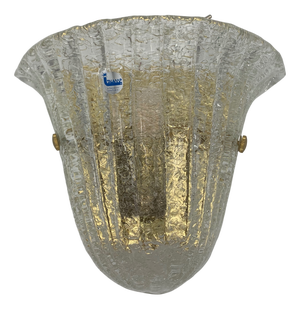 Wall Light in Murano Glass from Italamp, 1980s